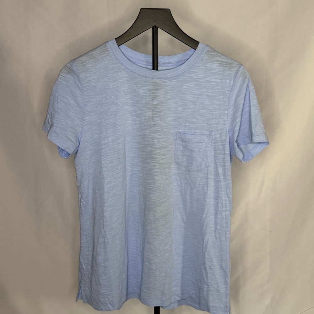 Caslon Blue Skyway Cotton & Modal T-Shirt Medium NWT - Picture 2 of 4